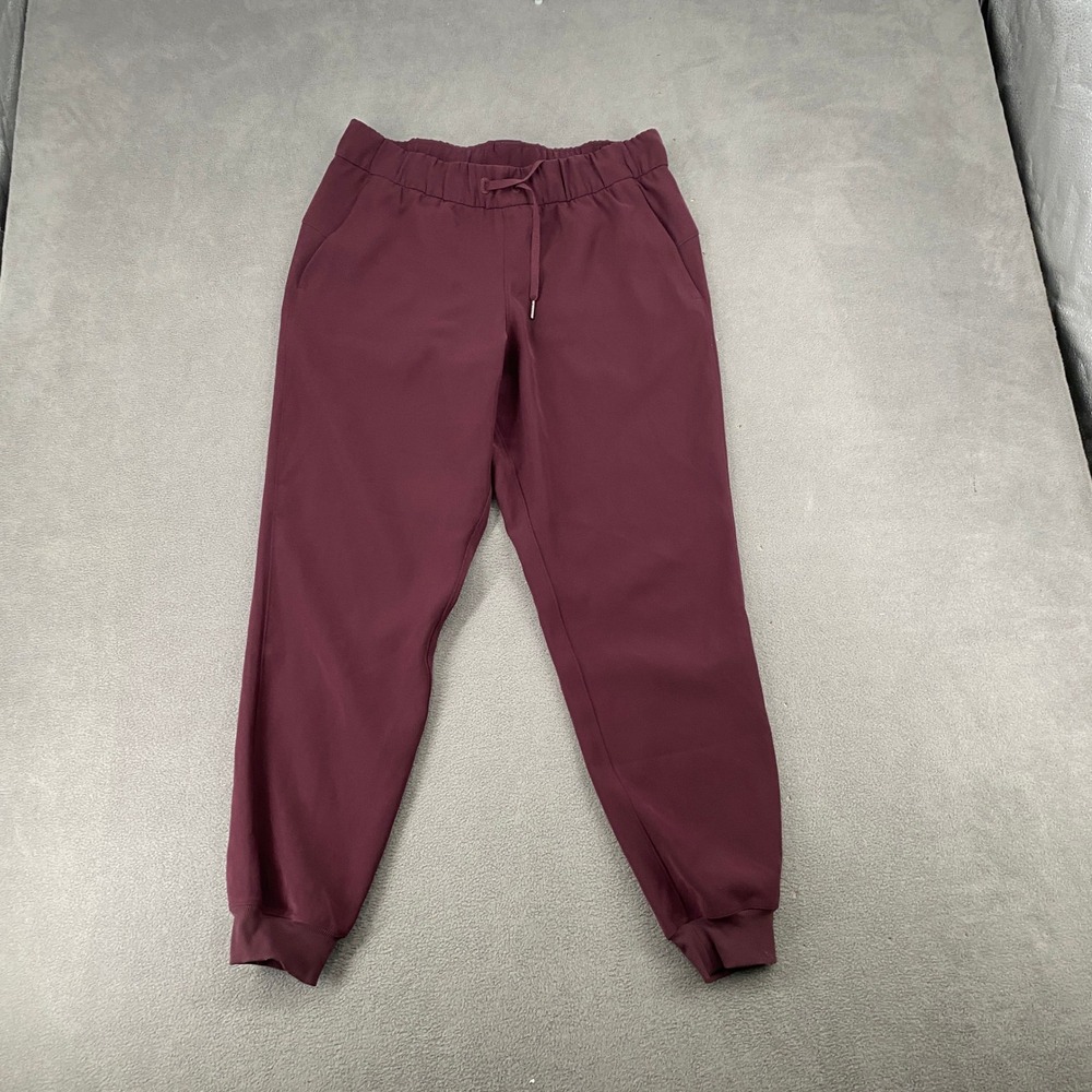 Lululemon On the Fly Jogger Pants Burgundy Maroon Size 8
